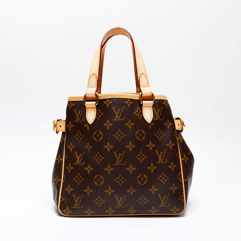 LOUIS VUITTON 2005 Monogram Batignolles Handbag Brown WS20780