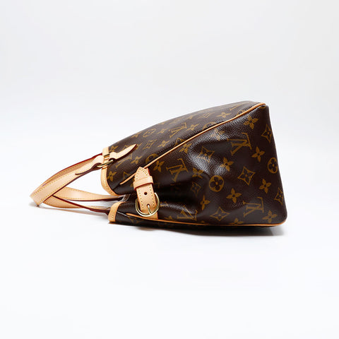 LOUIS VUITTON 2005 Monogram Batignolles Handbag Brown WS20780