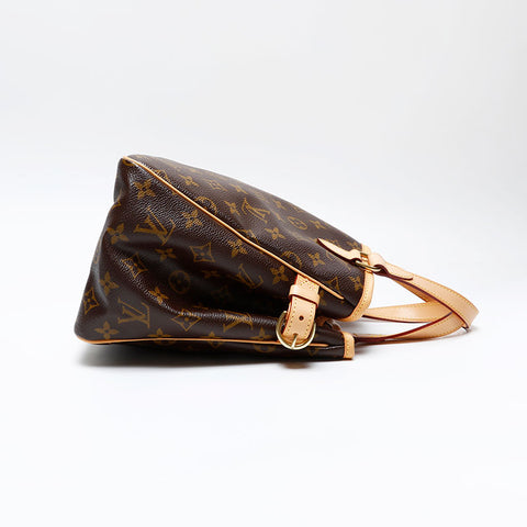 LOUIS VUITTON 2005 Monogram Batignolles Handbag Brown WS20780
