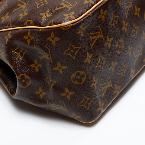 LOUIS VUITTON 2005 Monogram Batignolles Handbag Brown WS20780