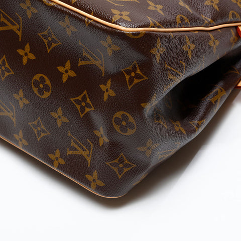 LOUIS VUITTON 2005 Monogram Batignolles Handbag Brown WS20780
