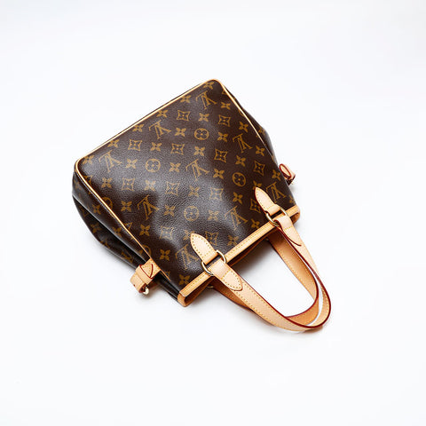 LOUIS VUITTON 2005 Monogram Batignolles Handbag Brown WS20780