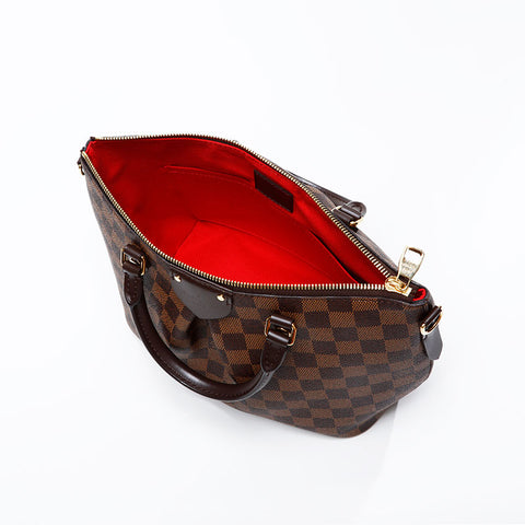 LOUIS VUITTON 2016 Damier Sienna PM Handbag Brown WS20782