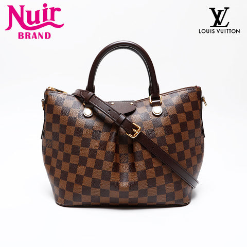 LOUIS VUITTON 2016 Damier Sienna PM Handbag Brown WS20782