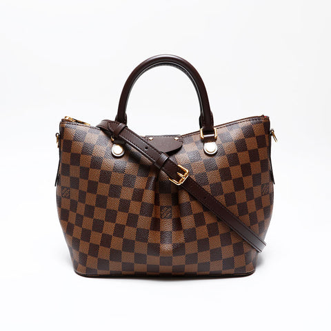 LOUIS VUITTON 2016 Damier Sienna PM Handbag Brown WS20782