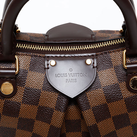 LOUIS VUITTON 2016 Damier Sienna PM Handbag Brown WS20782