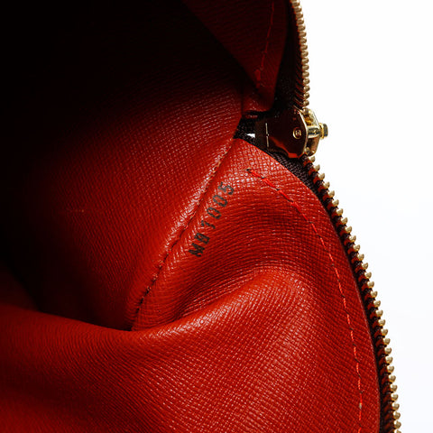 LOUIS VUITTON 2005 Damier Papillon 30 Handbag Brown WS20785
