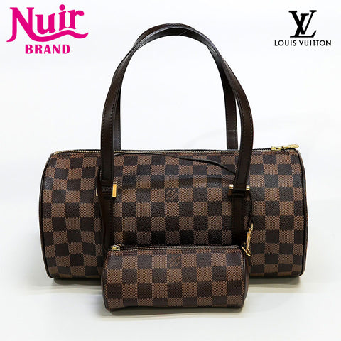 LOUIS VUITTON 2005 Damier Papillon 30 Handbag Brown WS20785
