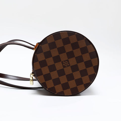 LOUIS VUITTON 2005 Damier Papillon 30 Handbag Brown WS20785