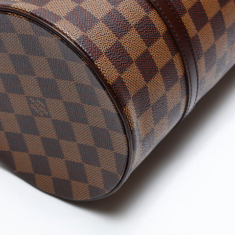 LOUIS VUITTON 2005 Damier Papillon 30 Handbag Brown WS20785