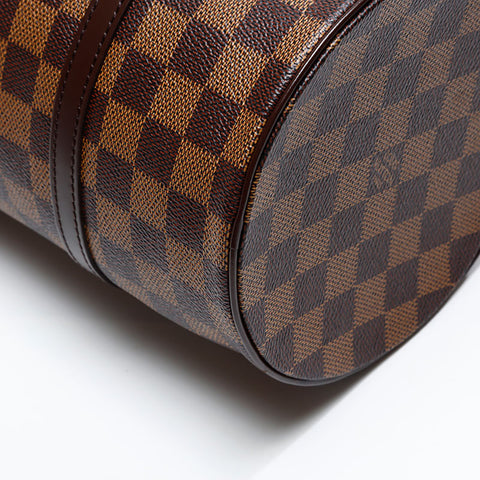 LOUIS VUITTON 2005 Damier Papillon 30 Handbag Brown WS20785