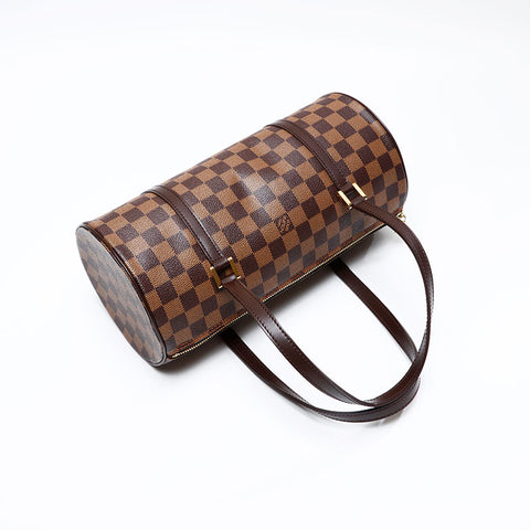 LOUIS VUITTON 2005 Damier Papillon 30 Handbag Brown WS20785