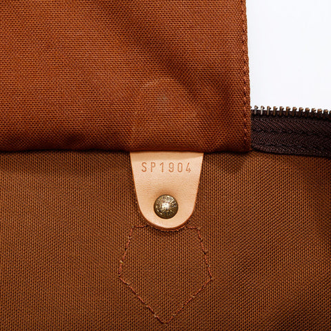 LOUIS VUITTON 1994 Monogram Speedy 40 Handbag Brown WS20786