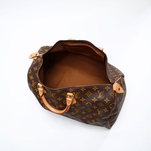LOUIS VUITTON 1994 Monogram Speedy 40 Handbag Brown WS20786