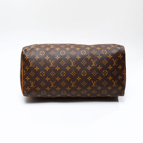 LOUIS VUITTON 1994 Monogram Speedy 40 Handbag Brown WS20786