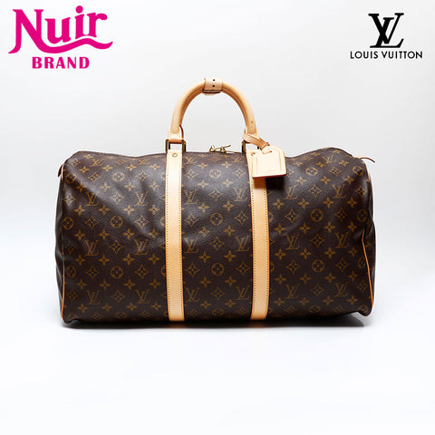 LOUIS VUITTON 1997 Monogram Keepall 50 Boston bag Brown WS20788