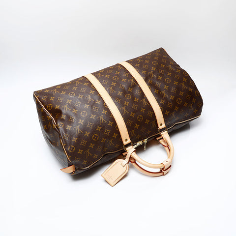 LOUIS VUITTON 1997 Monogram Keepall 50 Boston bag Brown WS20788