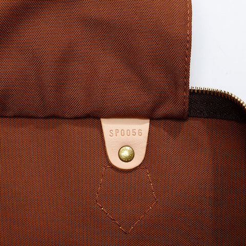 LOUIS VUITTON 2006 Monogram Speedy 40 Boston bag Brown WS20789
