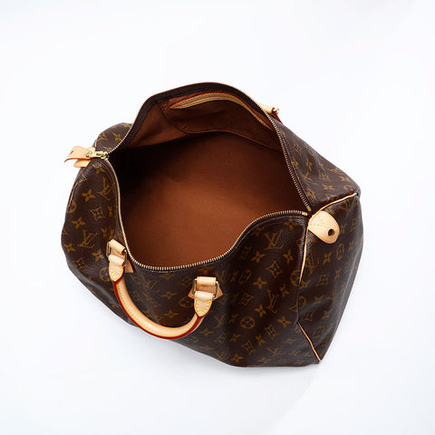 LOUIS VUITTON 2006 Monogram Speedy 40 Boston bag Brown WS20789
