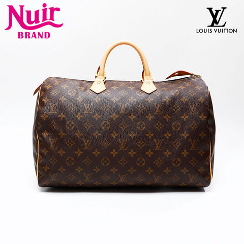LOUIS VUITTON 2006 Monogram Speedy 40 Boston bag Brown WS20789