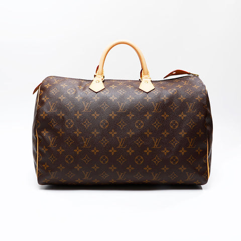 LOUIS VUITTON 2006 Monogram Speedy 40 Boston bag Brown WS20789
