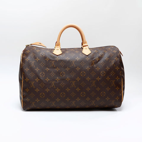 LOUIS VUITTON 2006 Monogram Speedy 40 Boston bag Brown WS20789