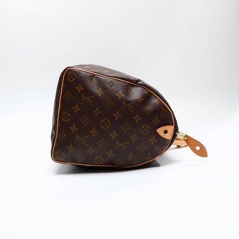 LOUIS VUITTON 2006 Monogram Speedy 40 Boston bag Brown WS20789