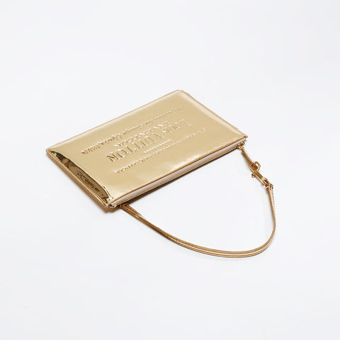 LOUIS VUITTON 2006 Miroir Pochette Plat Gold Handbag gold WS20793