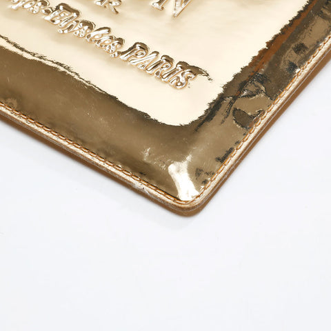 LOUIS VUITTON 2006 Miroir Pochette Plat Gold Handbag gold WS20793