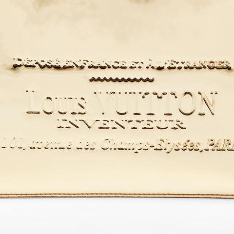 LOUIS VUITTON 2006 Miroir Pochette Plat Gold Handbag gold WS20793