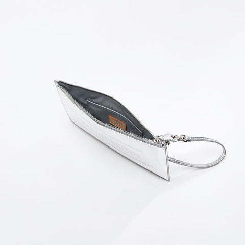 LOUIS VUITTON 2006 Miroir Pochette Plat Silver Handbag Silver WS20794