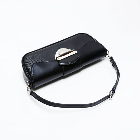 LOUIS VUITTON 2008 Epi Pochette Montaigne Shoulder Bag black WS20796