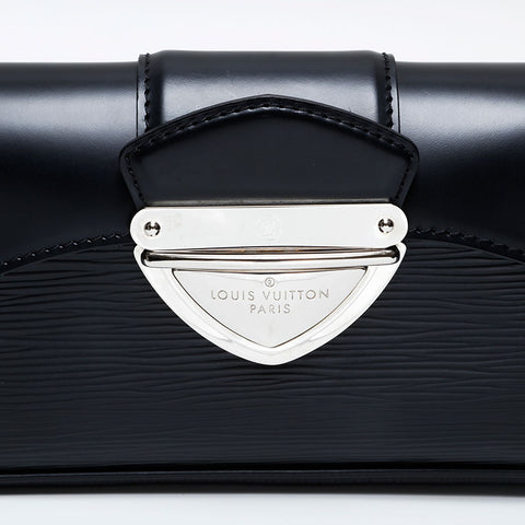 LOUIS VUITTON 2008 Epi Pochette Montaigne Shoulder Bag black WS20796