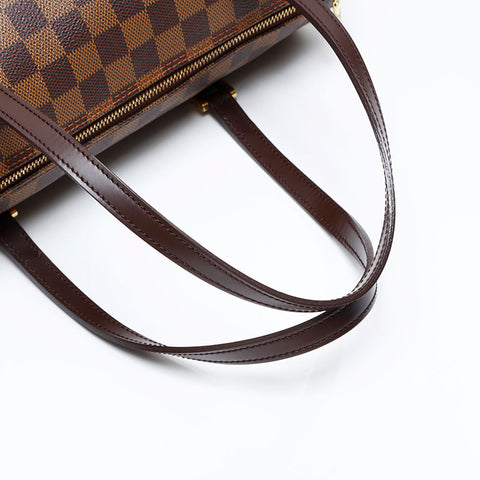 LOUIS VUITTON Damier Papillon 30 with pouch Handbag Brown WS20800