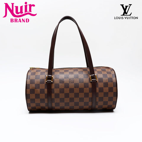 LOUIS VUITTON Damier Papillon 30 with pouch Handbag Brown WS20800