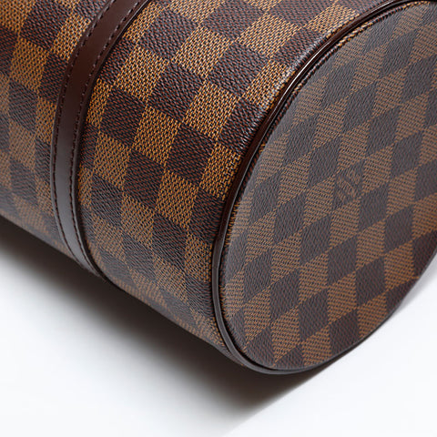 LOUIS VUITTON Damier Papillon 30 with pouch Handbag Brown WS20800