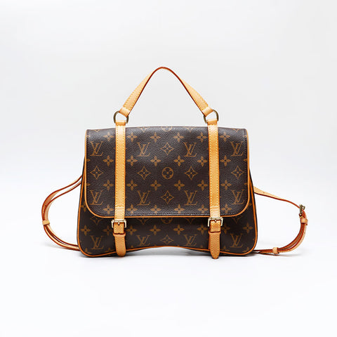 LOUIS VUITTON 2005 Monogram Marel Sac Ad Backpack Â· Daypack Brown WS20803