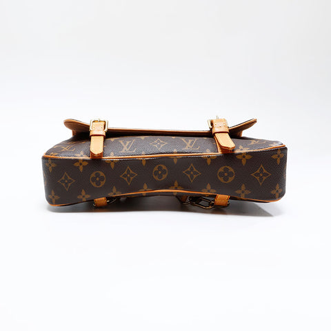 LOUIS VUITTON 2005 Monogram Marel Sac Ad Backpack  Daypack Brown WS20803
