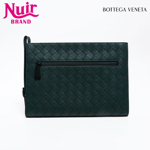 BOTTEGAVENETA INTRECCIATO Clutch bag green WS20810