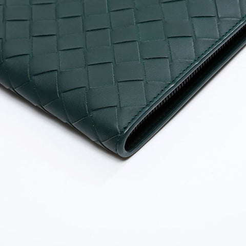 BOTTEGAVENETA INTRECCIATO Clutch bag green WS20810
