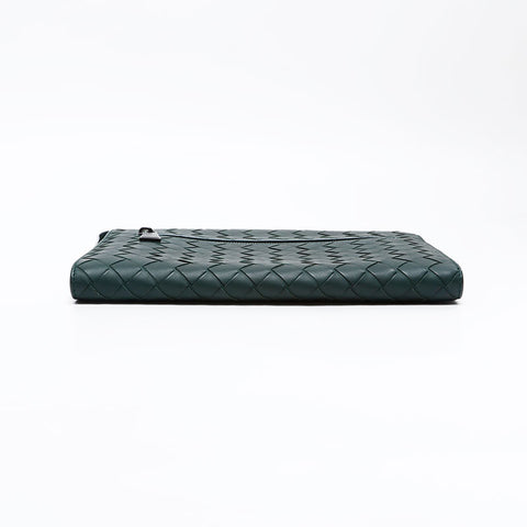 BOTTEGAVENETA INTRECCIATO Clutch bag green WS20810
