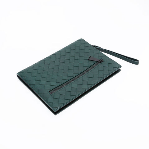 BOTTEGAVENETA INTRECCIATO Clutch bag green WS20810