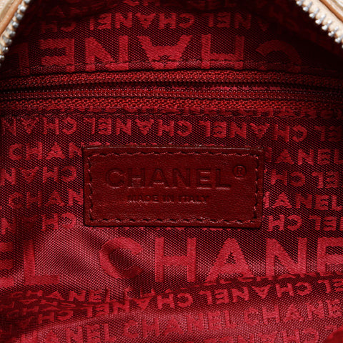 CHANEL No. 9 2004-2005 Caviar Mini Handbag beige WS20811