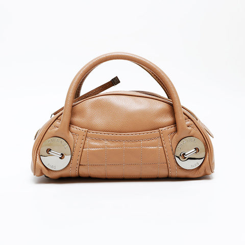 CHANEL No. 9 2004-2005 Caviar Mini Handbag beige WS20811