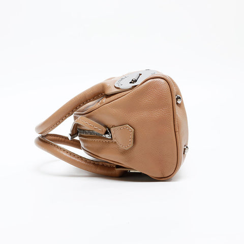 CHANEL No. 9 2004-2005 Caviar Mini Handbag beige WS20811