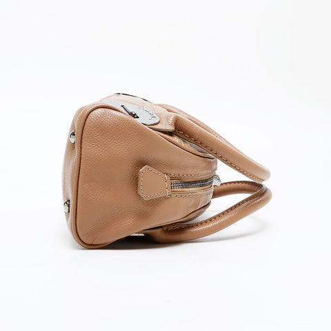 CHANEL No. 9 2004-2005 Caviar Mini Handbag beige WS20811