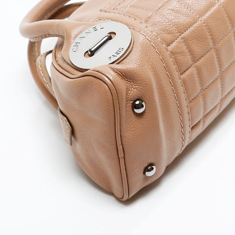 CHANEL No. 9 2004-2005 Caviar Mini Handbag beige WS20811