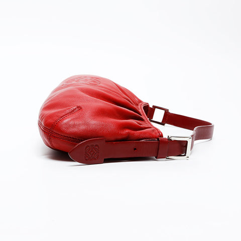 LOEWE Nappa Leather Anagram Handbag Red WS20812