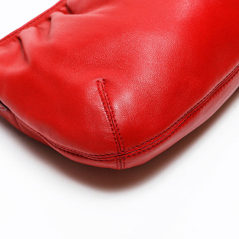 LOEWE Nappa Leather Anagram Handbag Red WS20812