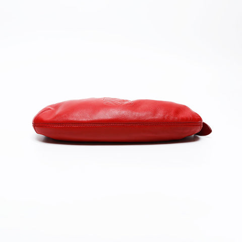 LOEWE Nappa Leather Anagram Handbag Red WS20812